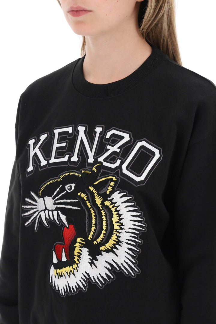 'Tiger Varsity Jungle' Crew Neck Sweatshirt - Kenzo - Women