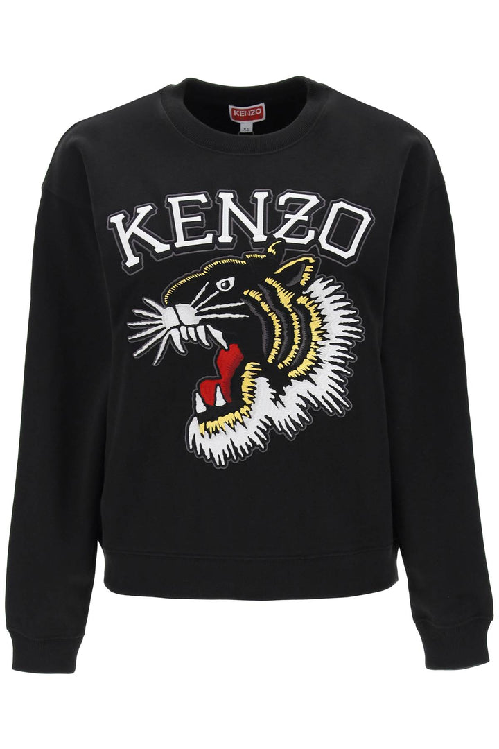 'Tiger Varsity Jungle' Crew Neck Sweatshirt - Kenzo - Women