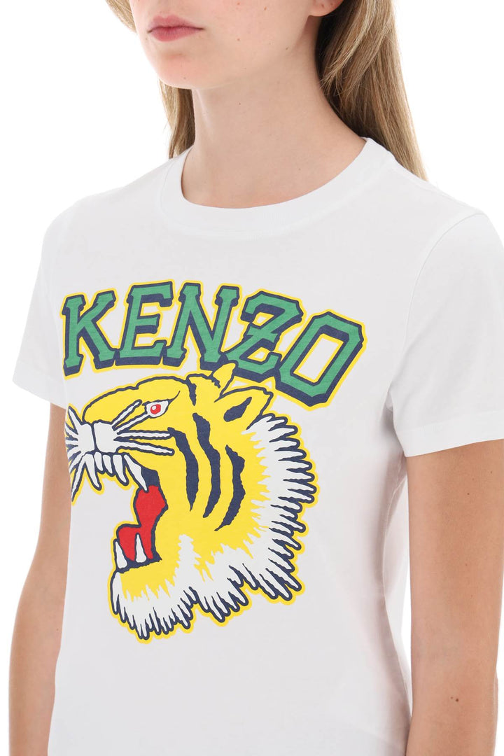 'Tiger Varsity Jungle' T Shirt - Kenzo - Women