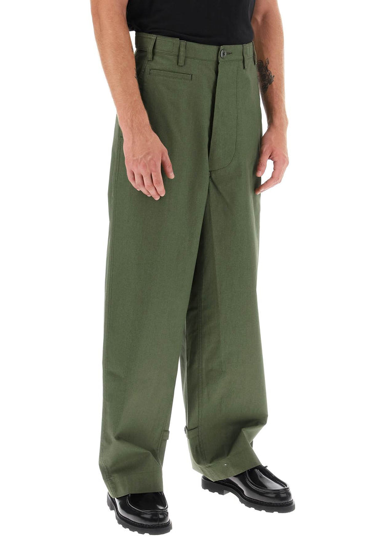 Oversized Cotton Pants - Kenzo - Men