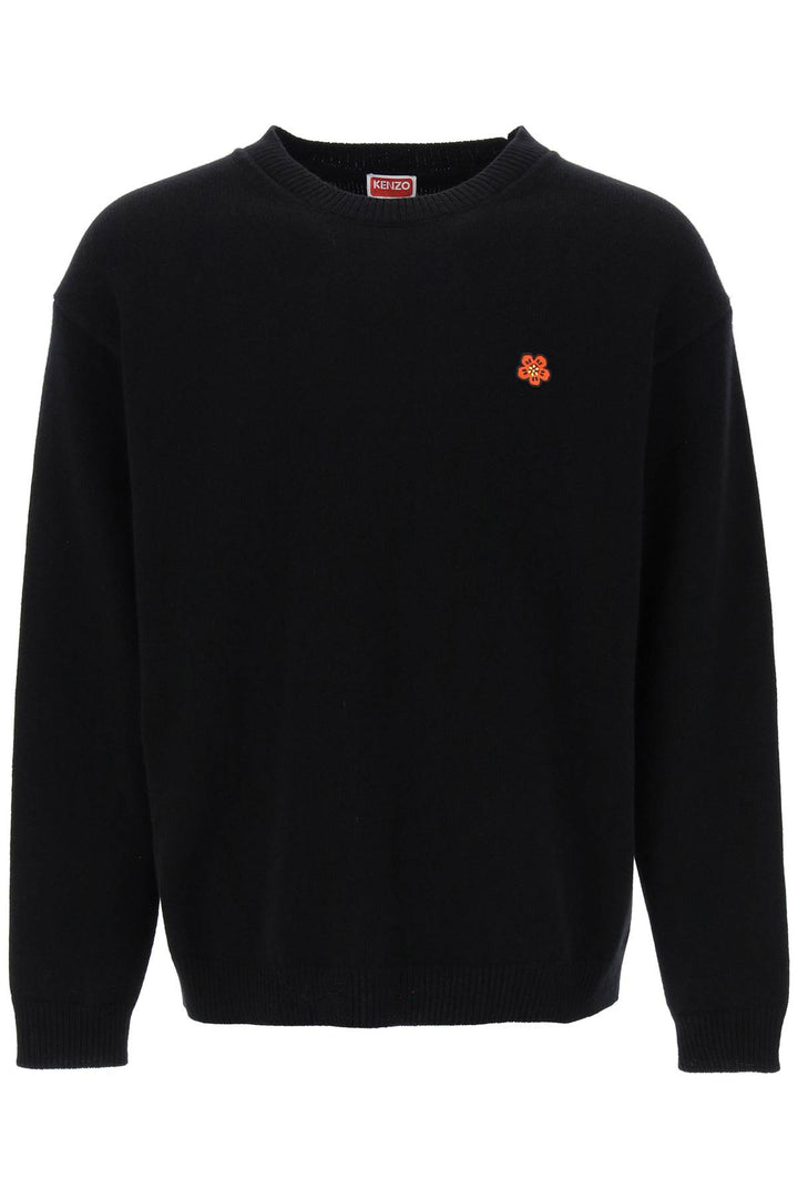 Sweater With Boke Flower Patch - Kenzo - Men