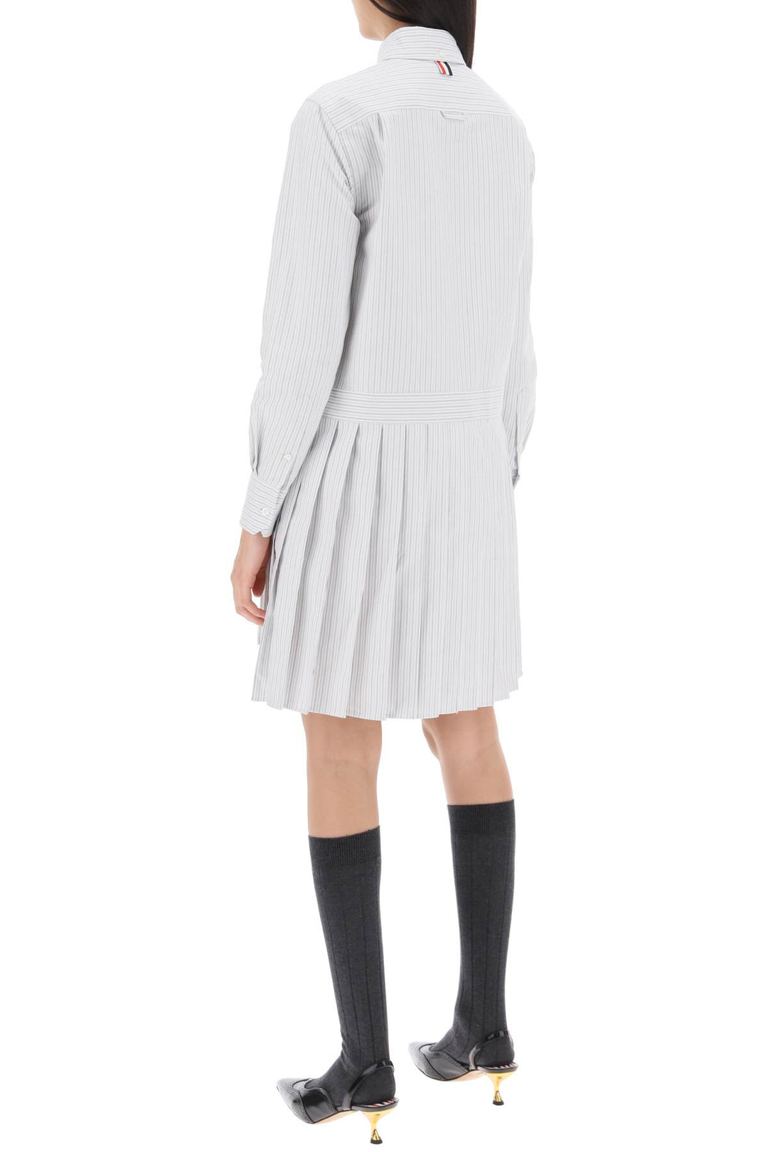 Striped Oxford Shirt Dress - Thom Browne - Women