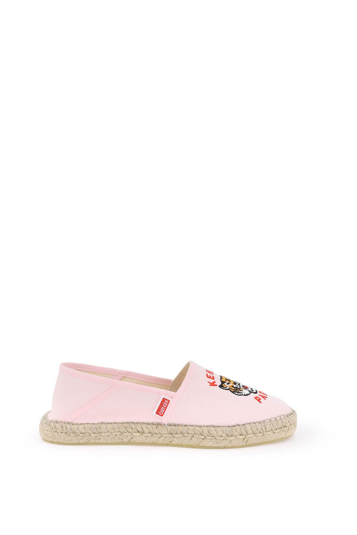 Canvas Espadrilles With Logo Embroidery - Kenzo - Women