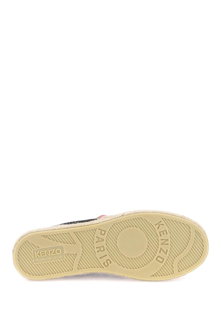 Canvas Espadrilles With Logo Embroidery - Kenzo - Men