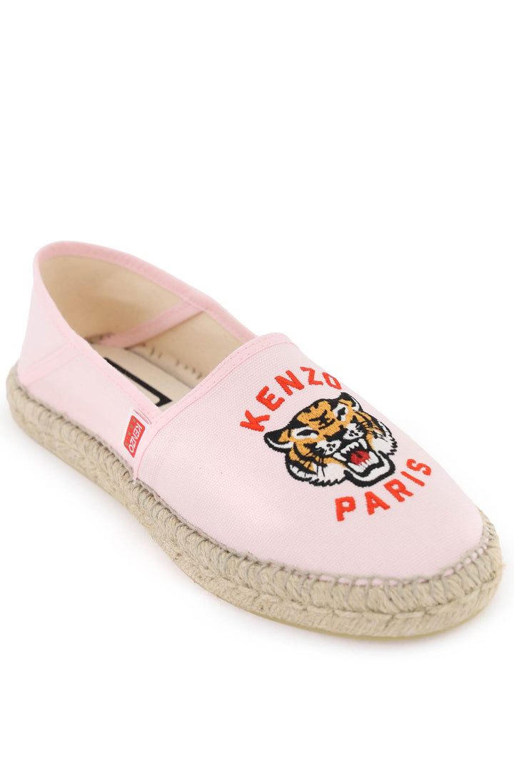 Canvas Espadrilles With Logo Embroidery - Kenzo - Women