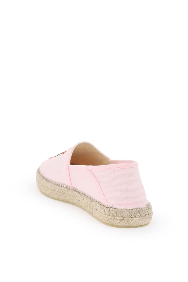 Canvas Espadrilles With Logo Embroidery - Kenzo - Women