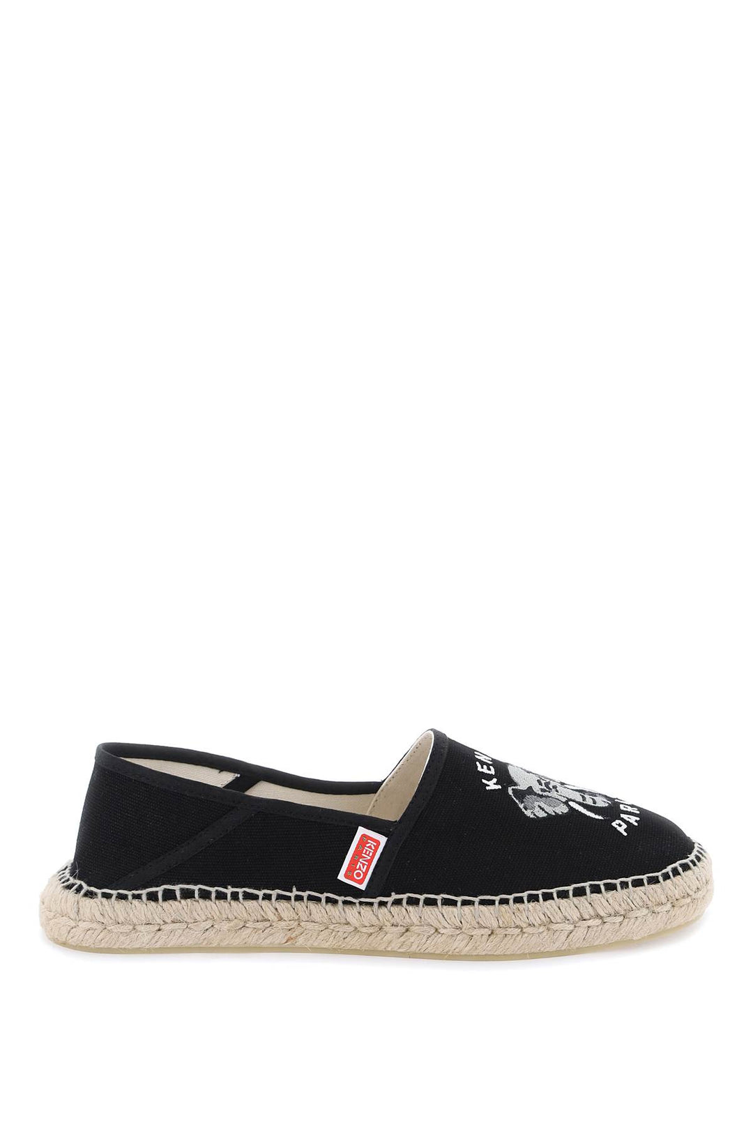 Canvas Espadrilles With Logo Embroidery - Kenzo - Women