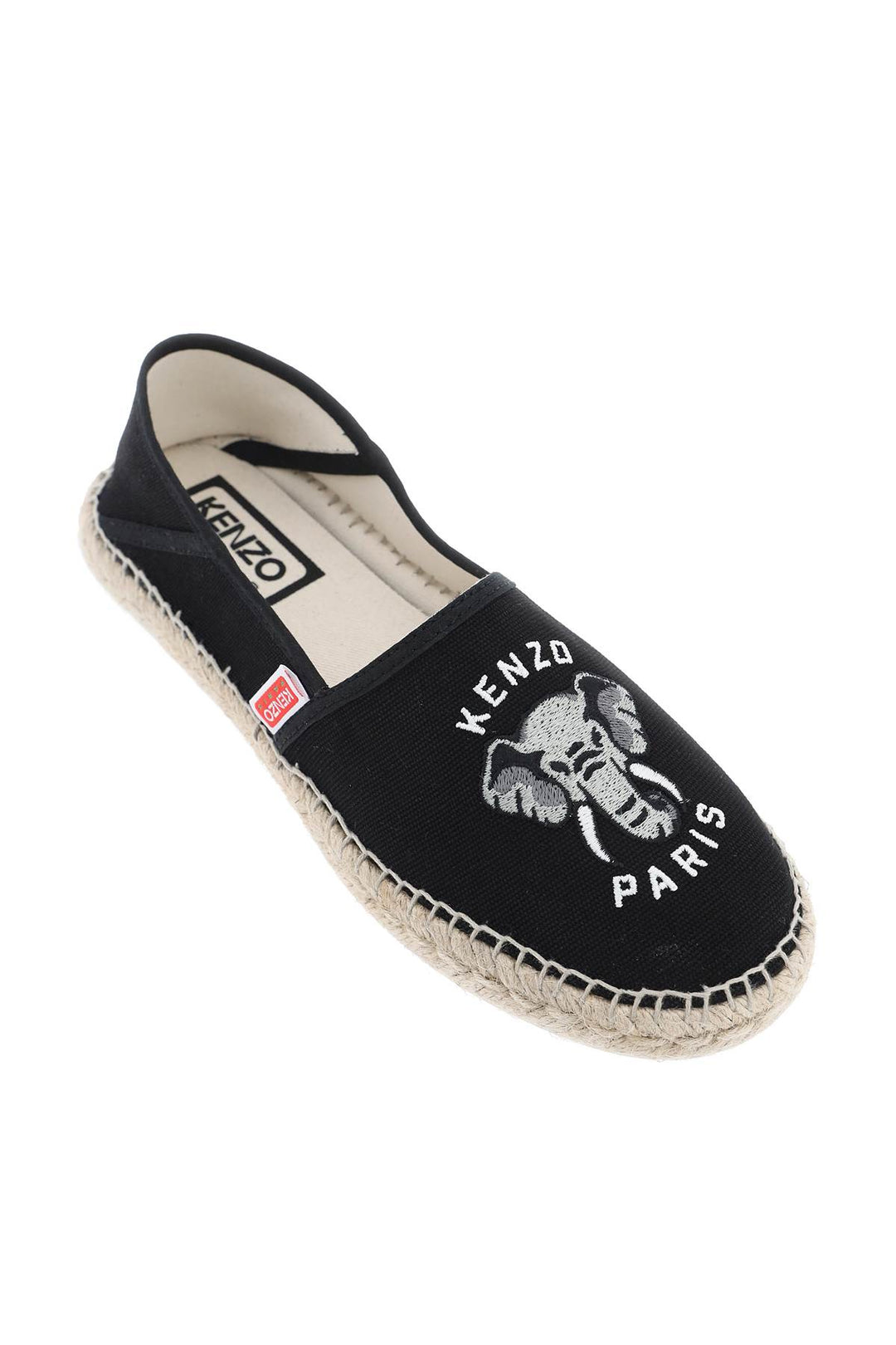 Canvas Espadrilles With Logo Embroidery - Kenzo - Women