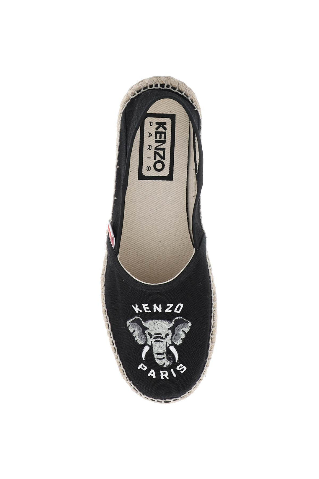 Canvas Espadrilles With Logo Embroidery - Kenzo - Women