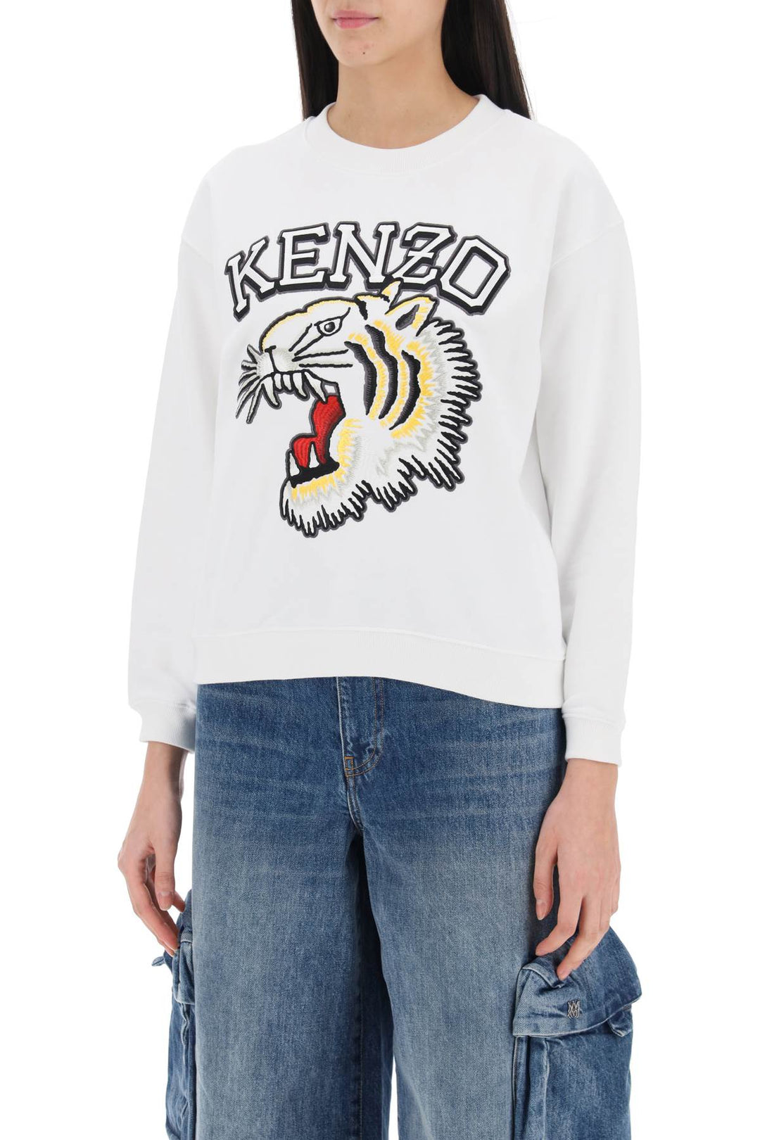 Tiger Varsity Crew Neck Sweatshirt - Kenzo - Women