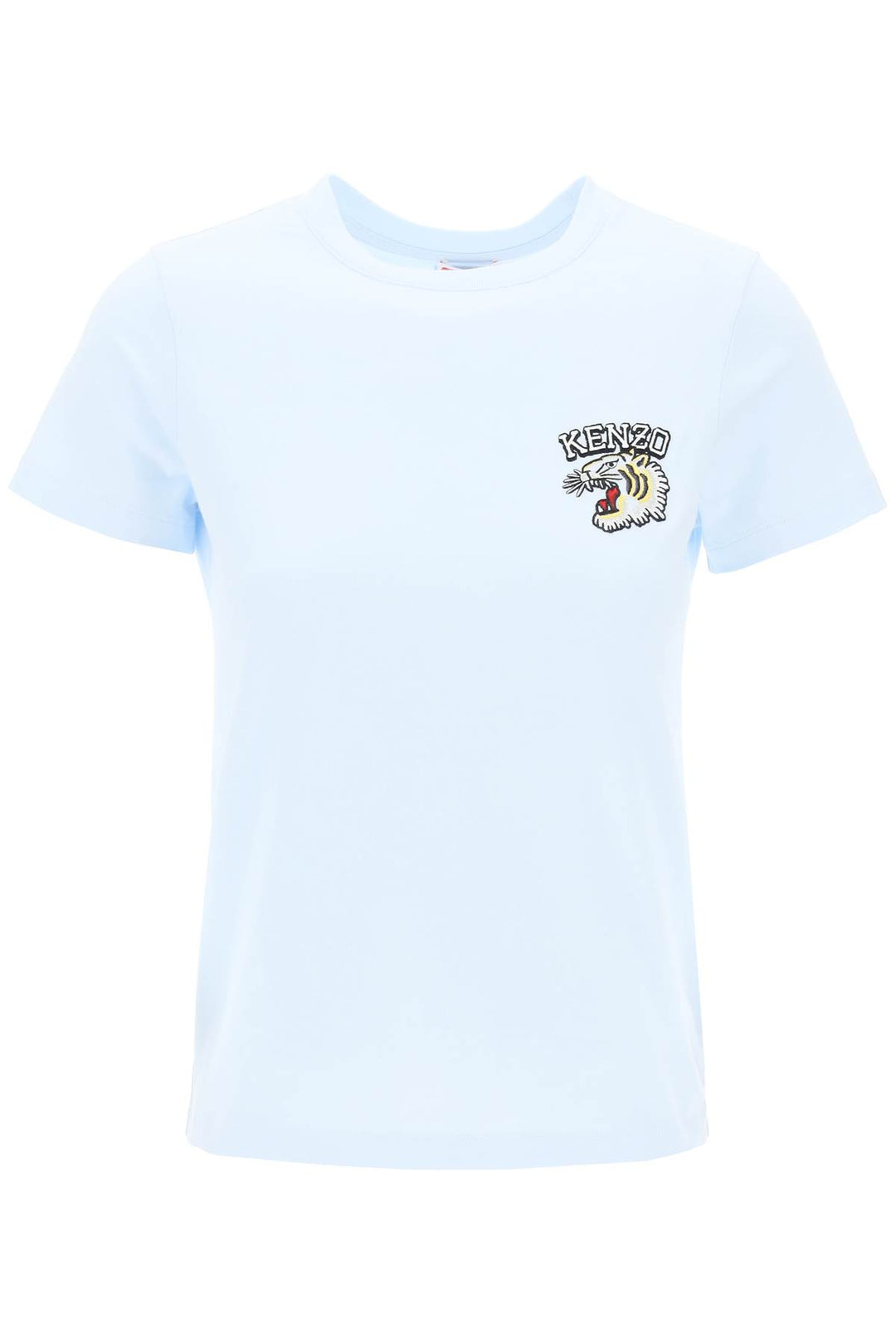 Crew Neck T Shirt With Embroidery - Kenzo - Women