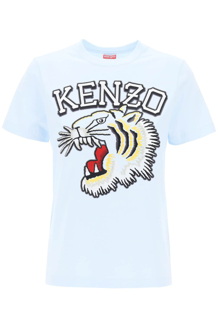 Tiger Varsity Crew Neck T Shirt - Kenzo - Women