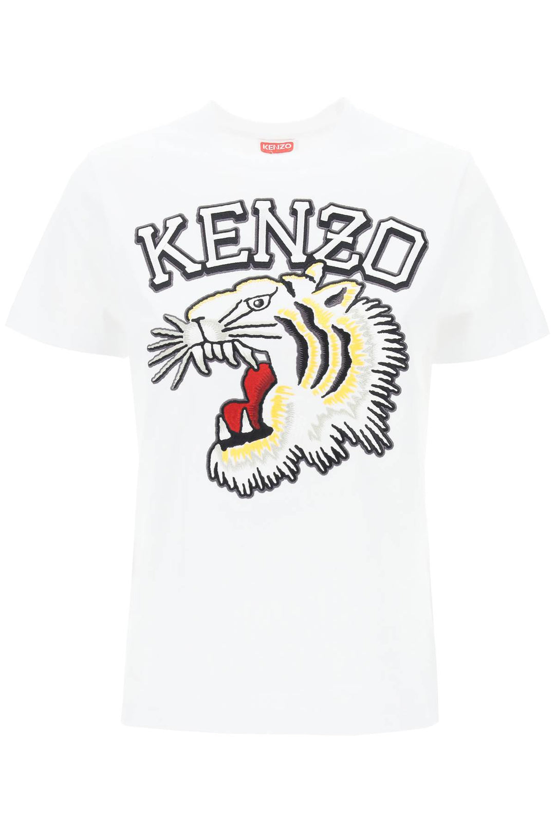 Tiger Varsity Crew Neck T Shirt - Kenzo - Women