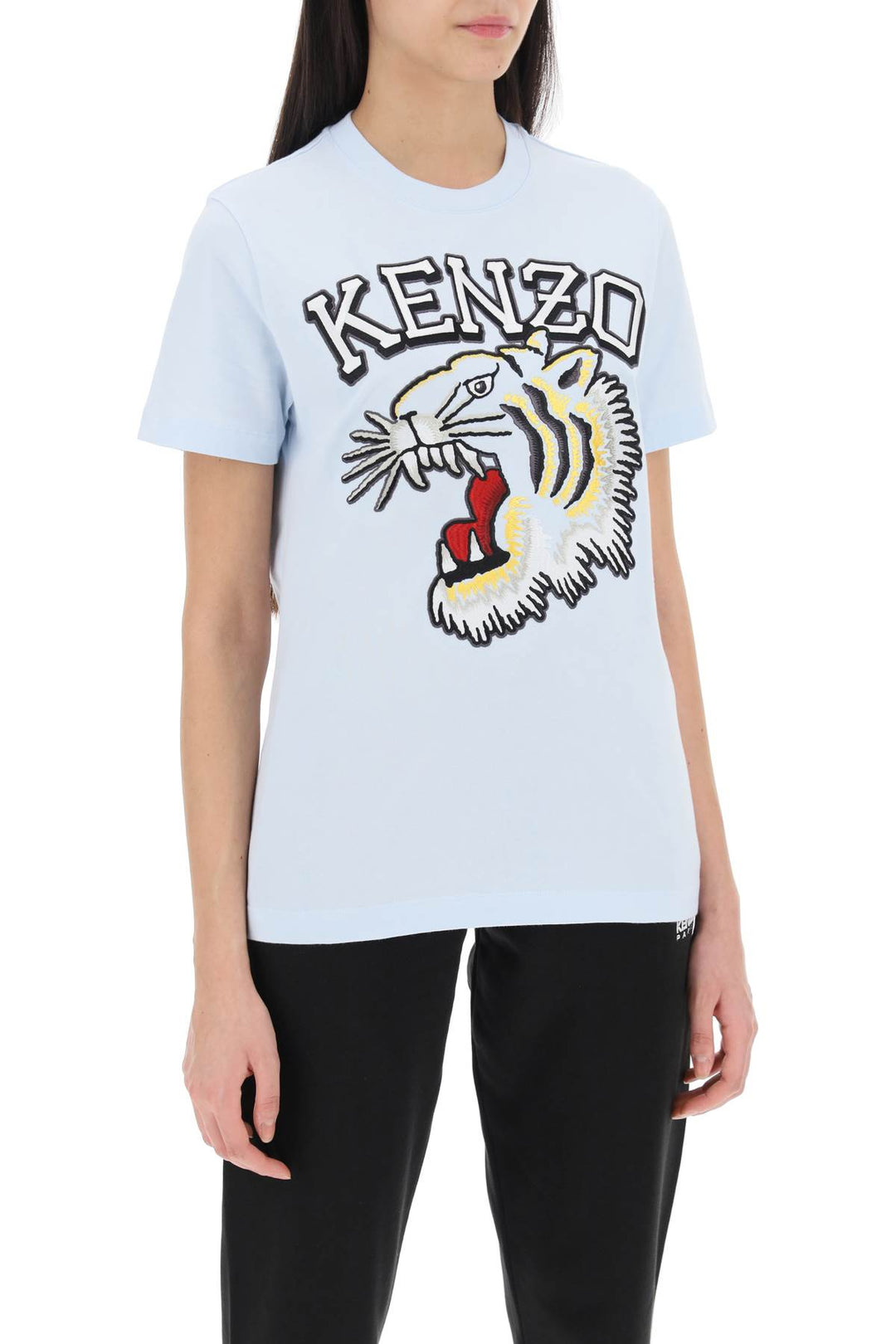 Tiger Varsity Crew Neck T Shirt - Kenzo - Women