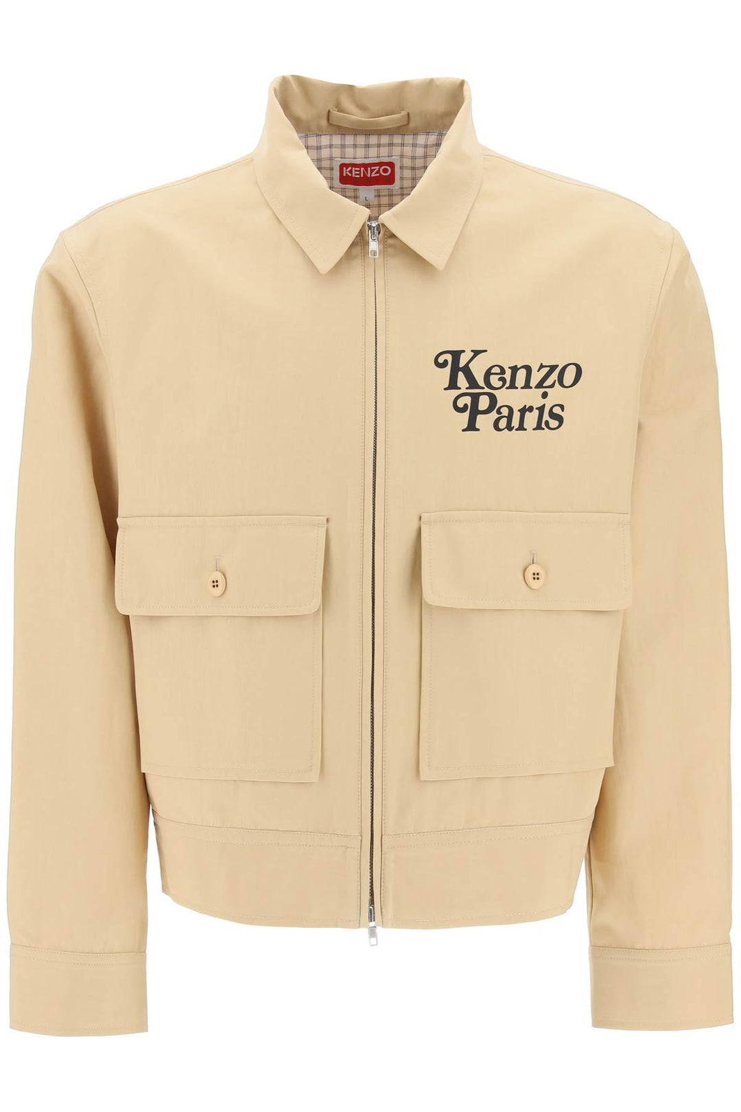 Zip Up Trucker Jacket - Kenzo - Men