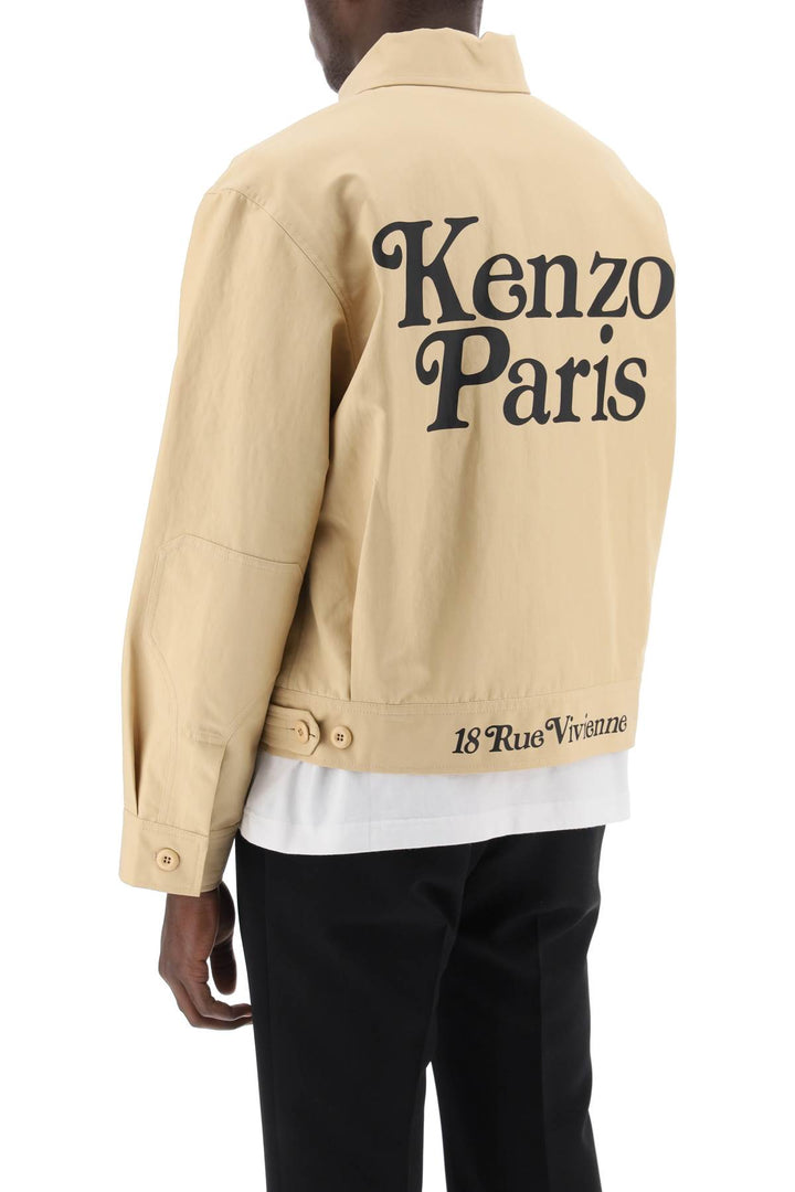 Zip Up Trucker Jacket - Kenzo - Men