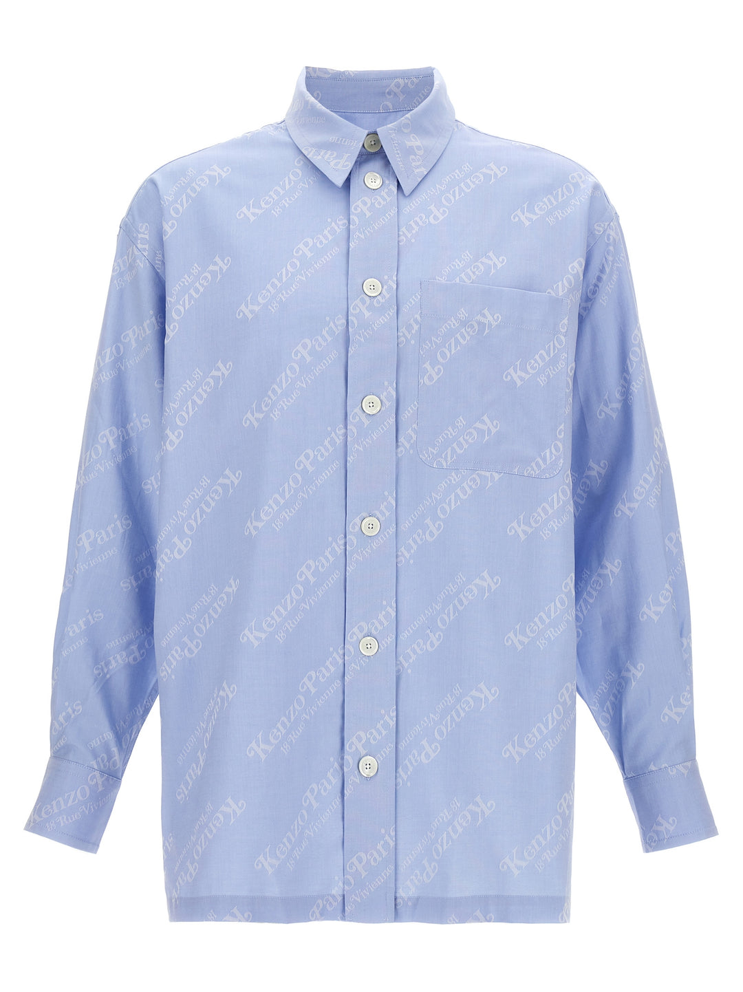 Kenzo By Verdy Shirt, Blouse Light Blue