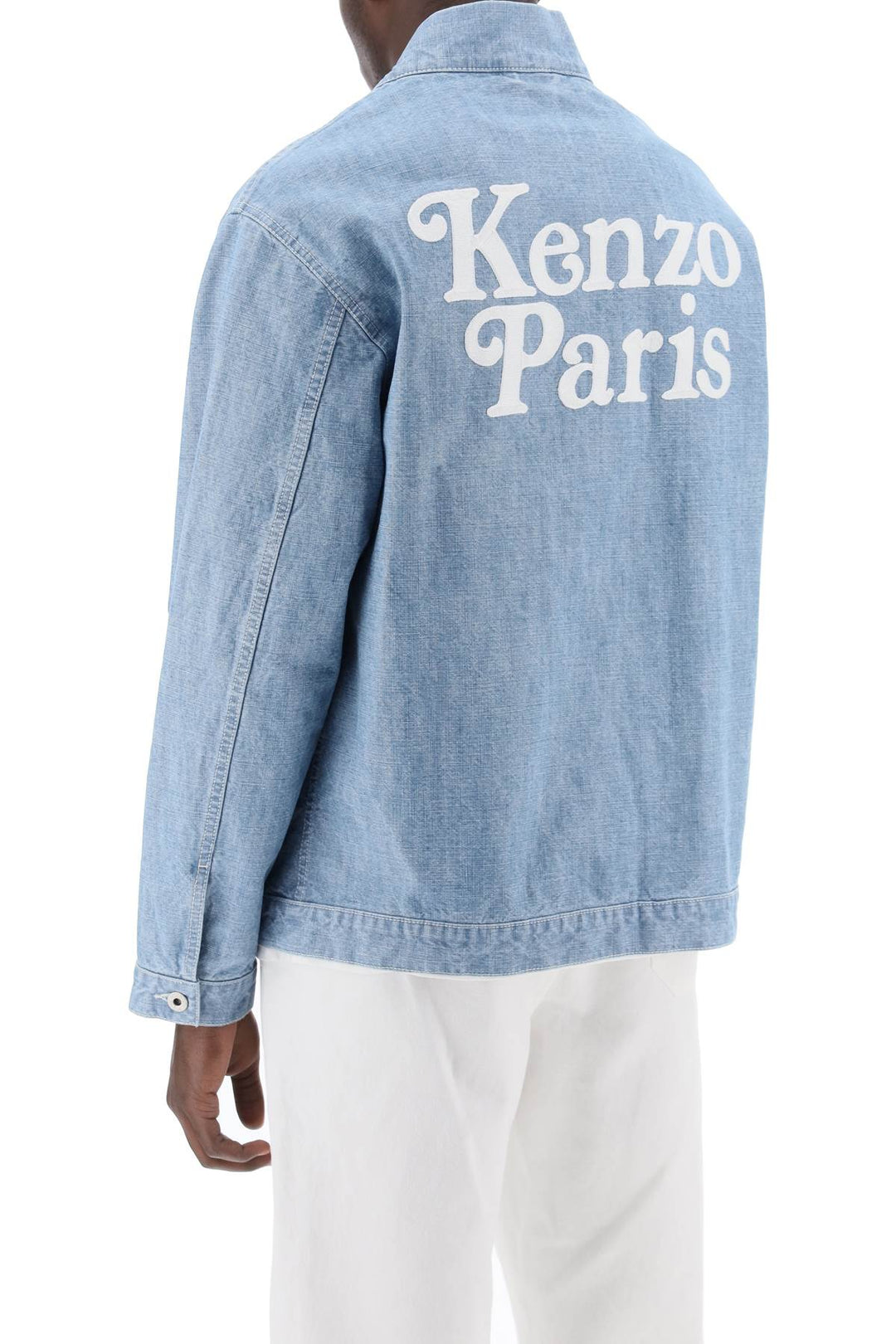 Kimono Jacket In Japanese Denim - Kenzo - Men