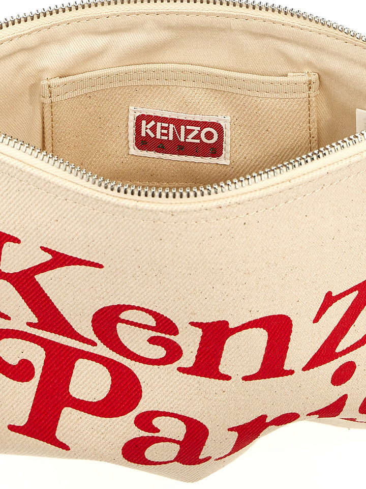 Kenzo Utility Clutch Beige