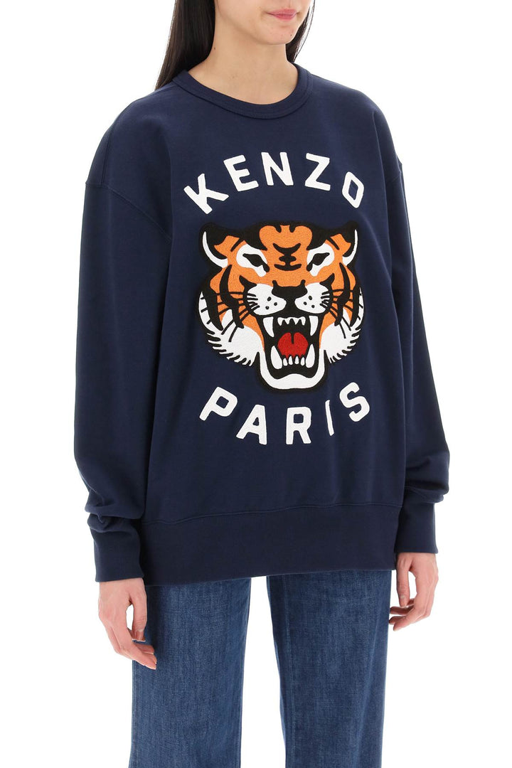 'Lucky Tiger' Oversized Sweatshirt - Kenzo - Women