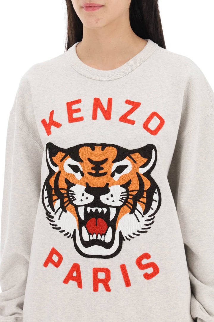 'Lucky Tiger' Oversized Sweatshirt - Kenzo - Women