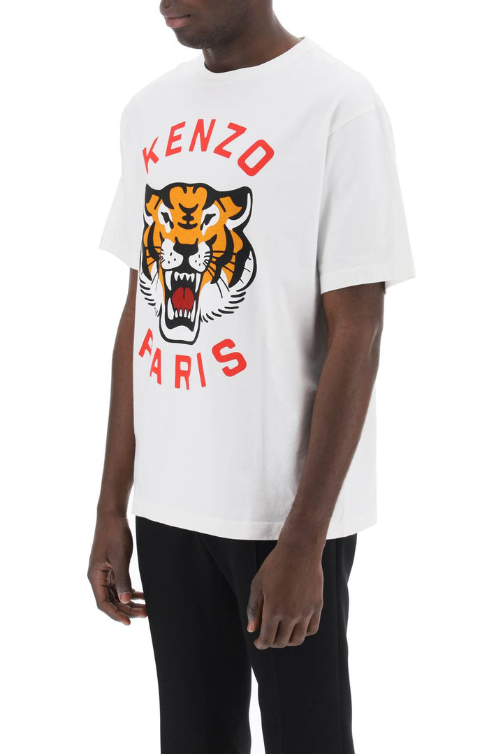 Lucky Tiger Crew Neck T Shirt - Kenzo - Women