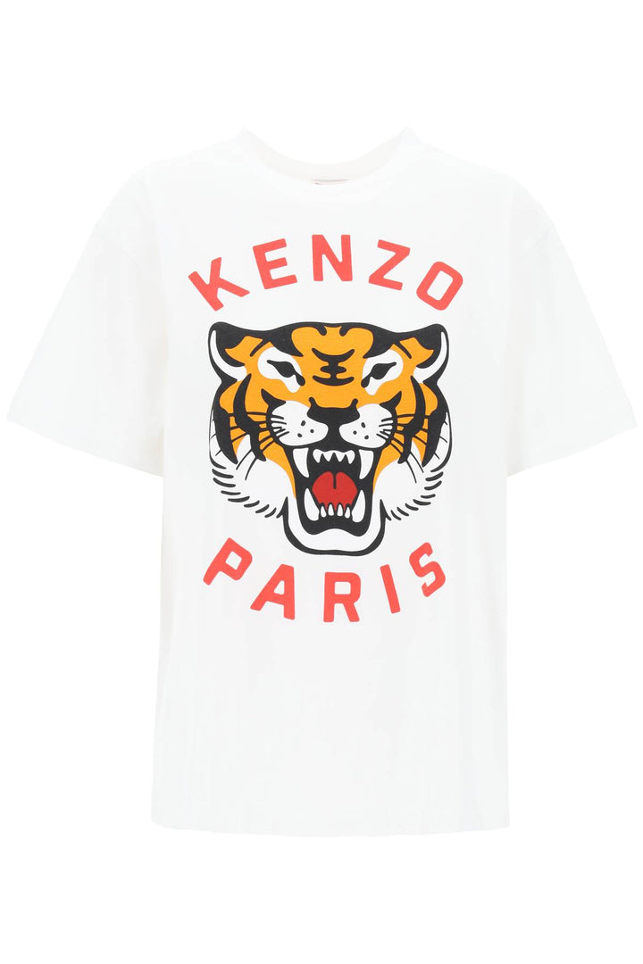 Lucky Tiger Crew Neck T Shirt - Kenzo - Women