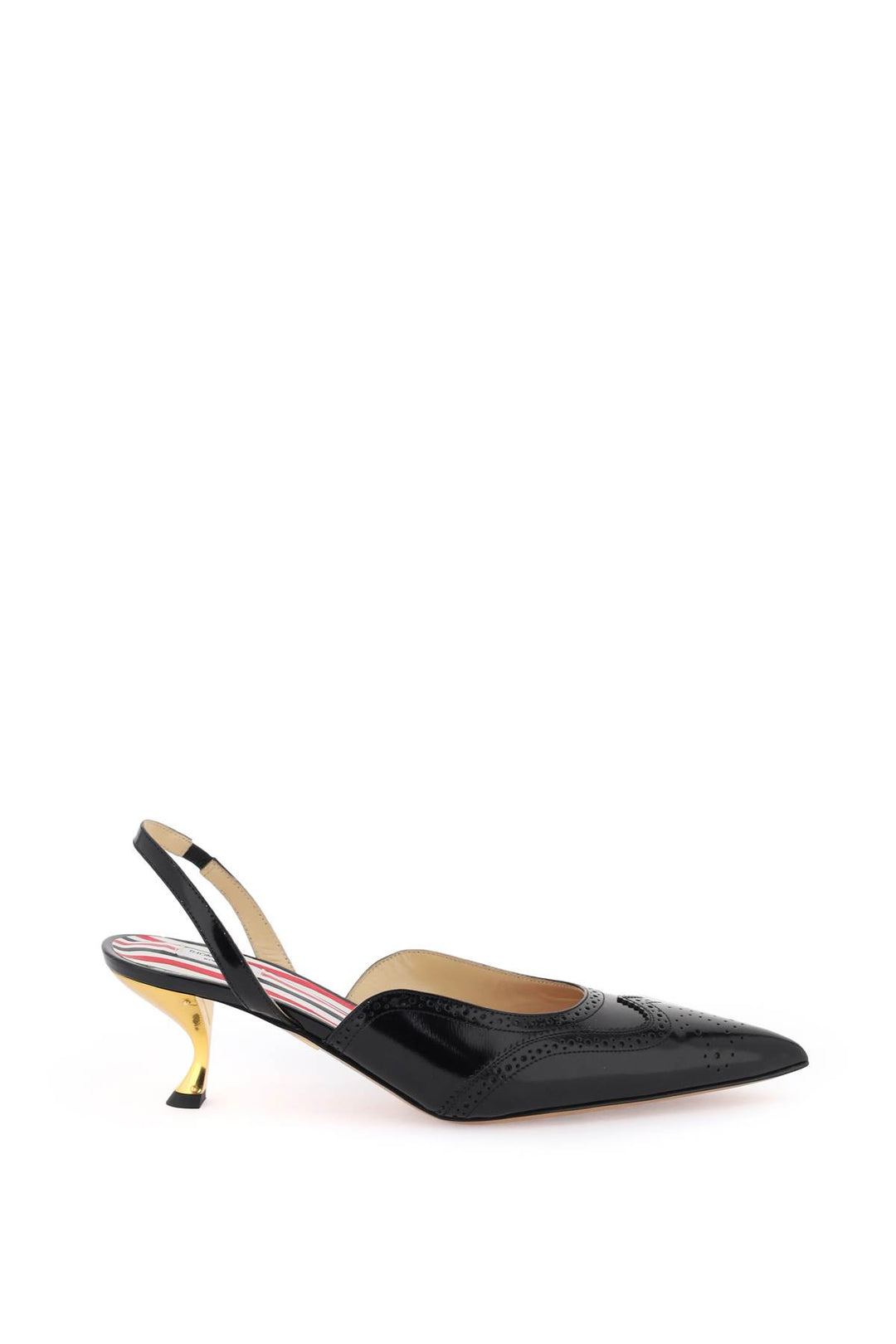 Brogue Slingback Pumps - Thom Browne - Women