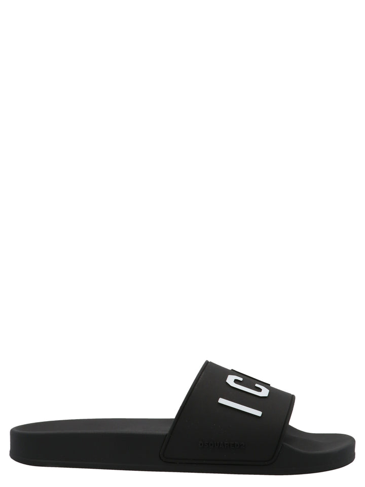 Icon Sandals White/Black