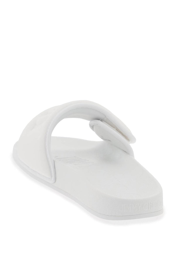 Fitz Slides With Lycra Logoed Bang - Jimmy Choo - Men