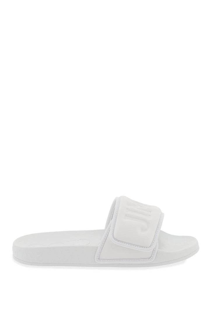 Fitz Slides With Lycra Logoed Bang - Jimmy Choo - Men