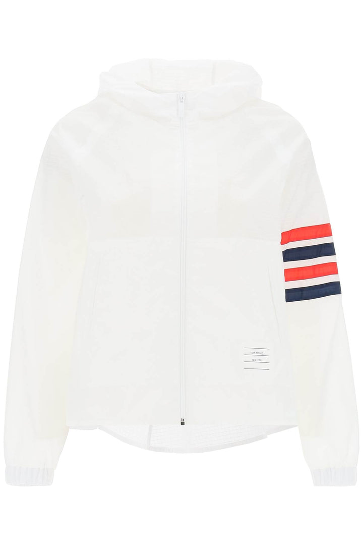 4 Bar Jacket In Ripstop - Thom Browne - Women