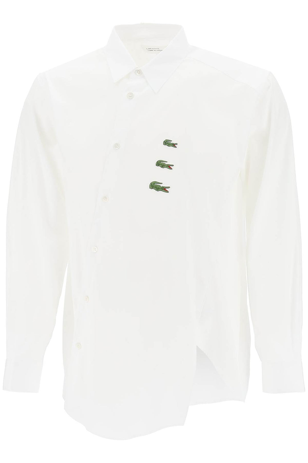 X Lacoste Bias Cut Shirt - Comme Des Garçons Shirt - Men