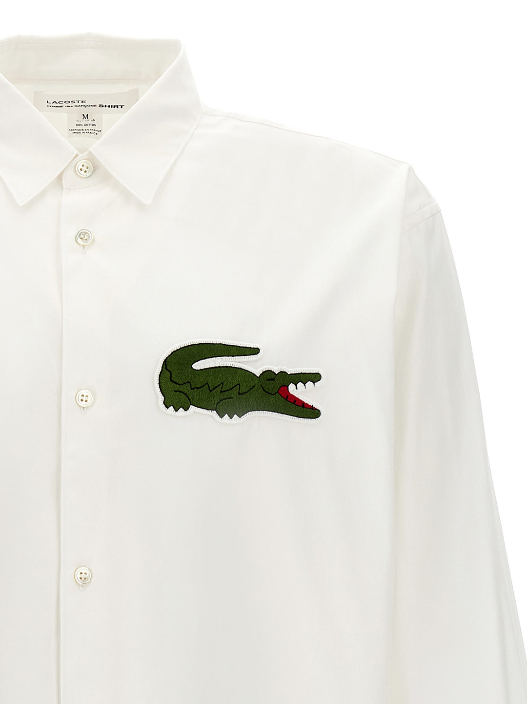 Comme Des GarçOns Shirt X Lacoste Shirt Shirt, Blouse White