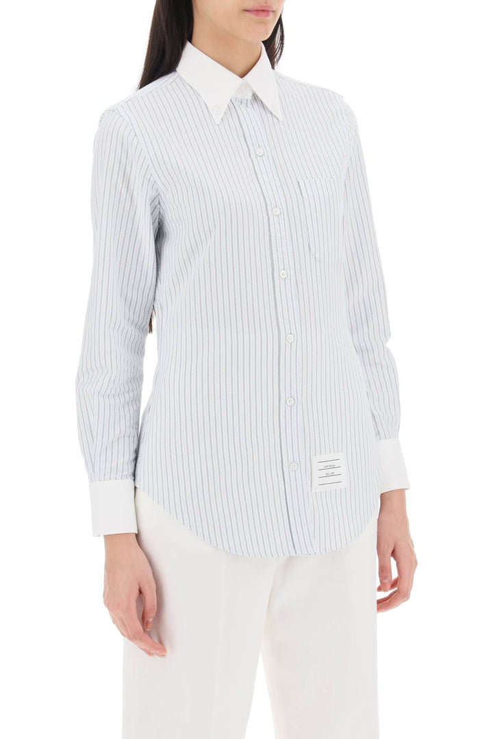 Striped Oxford Shirt - Thom Browne - Women