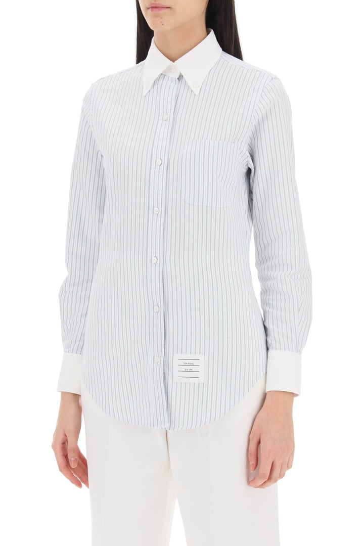 Striped Oxford Shirt - Thom Browne - Women