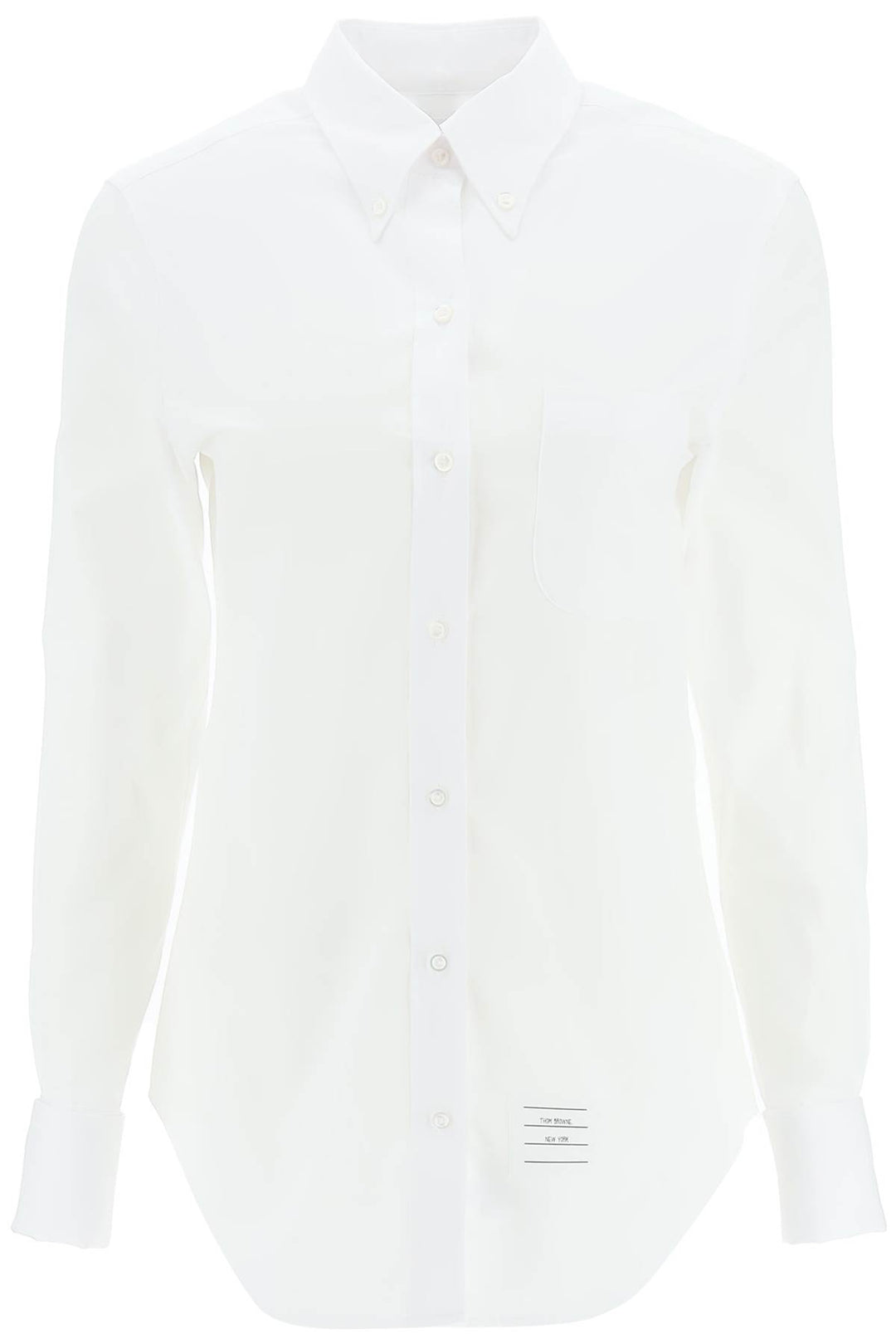 Camicia Classica In Popeline Di Cotone - Thom Browne - Women