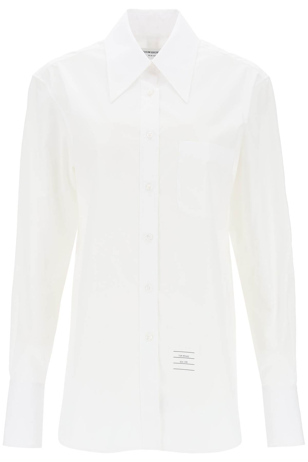 Easy Fit Poplin Shirt - Thom Browne - Women