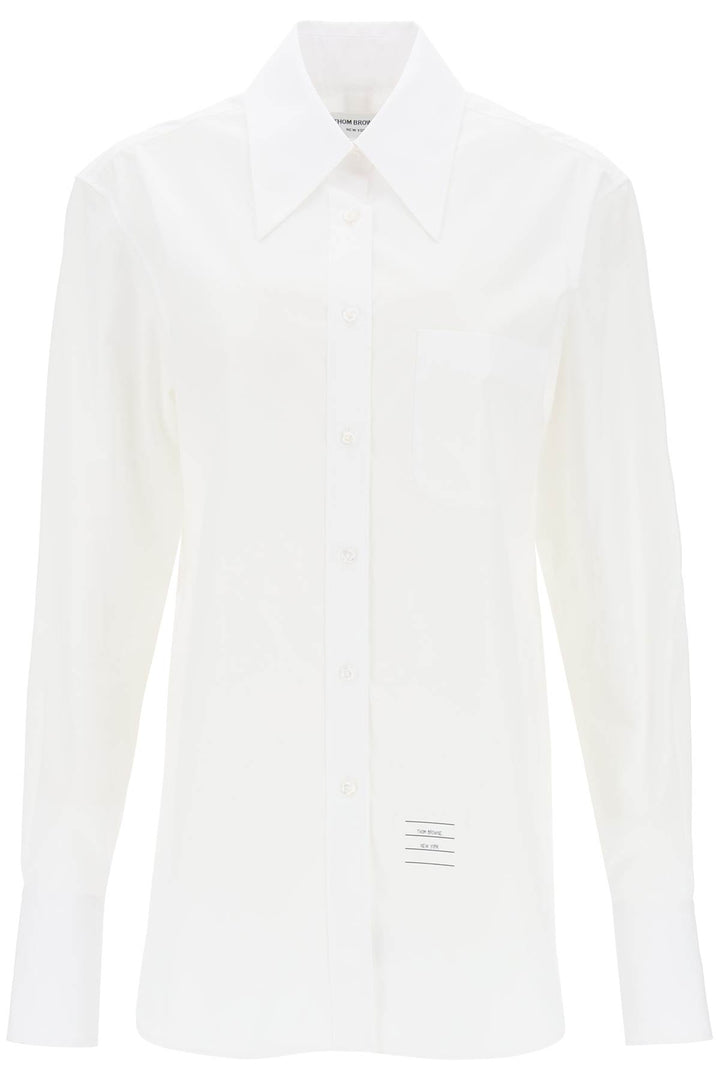 Easy Fit Poplin Shirt - Thom Browne - Women