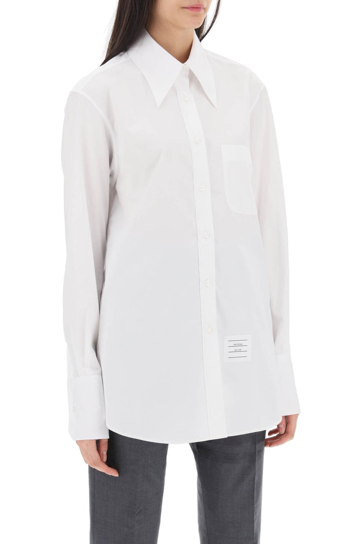 Easy Fit Poplin Shirt - Thom Browne - Women