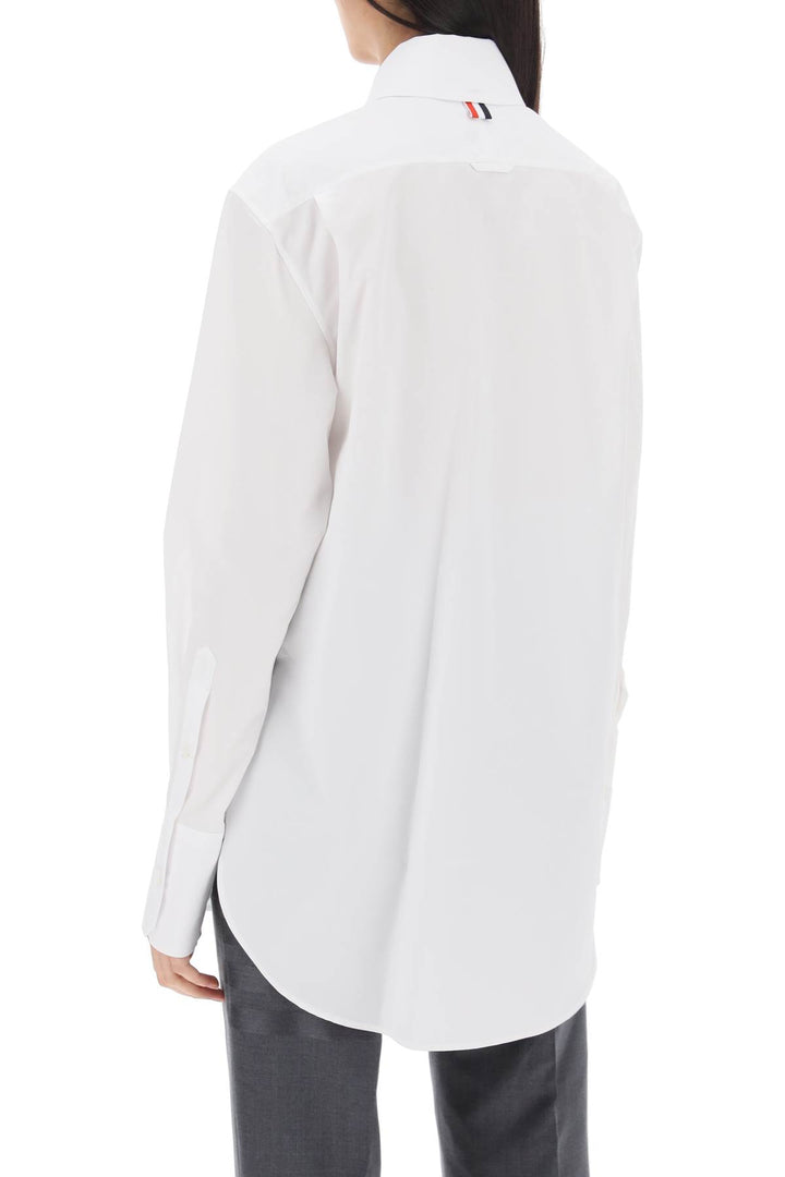 Easy Fit Poplin Shirt - Thom Browne - Women