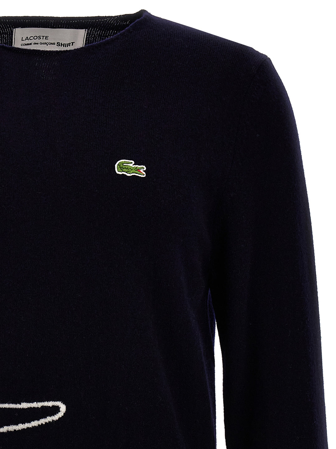 Comme Des Garcons Shirt X Lacoste Sweater Sweater, Cardigans Blue