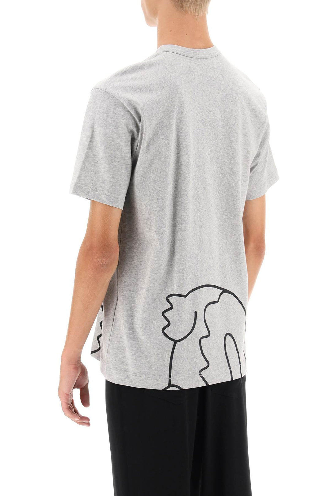 X Lacoste T Shirt With Graphic Print - Comme Des Garçons Shirt - Men