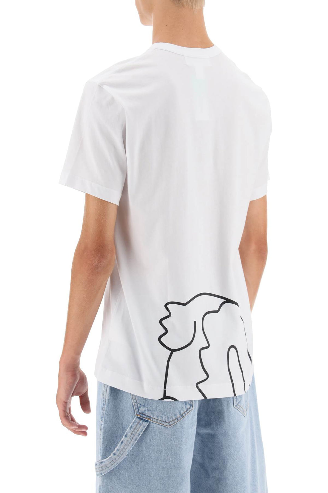 X Lacoste T Shirt With Graphic Print - Comme Des Garçons Shirt - Men