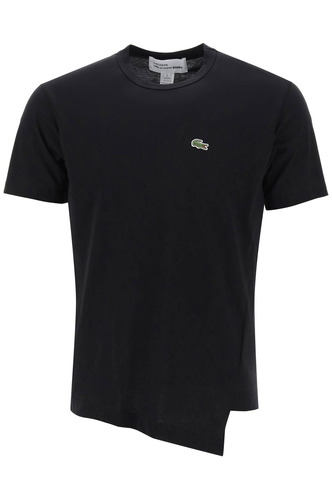 X Lacoste Asymmetrical T Shirt - Comme Des Garçons Shirt - Men