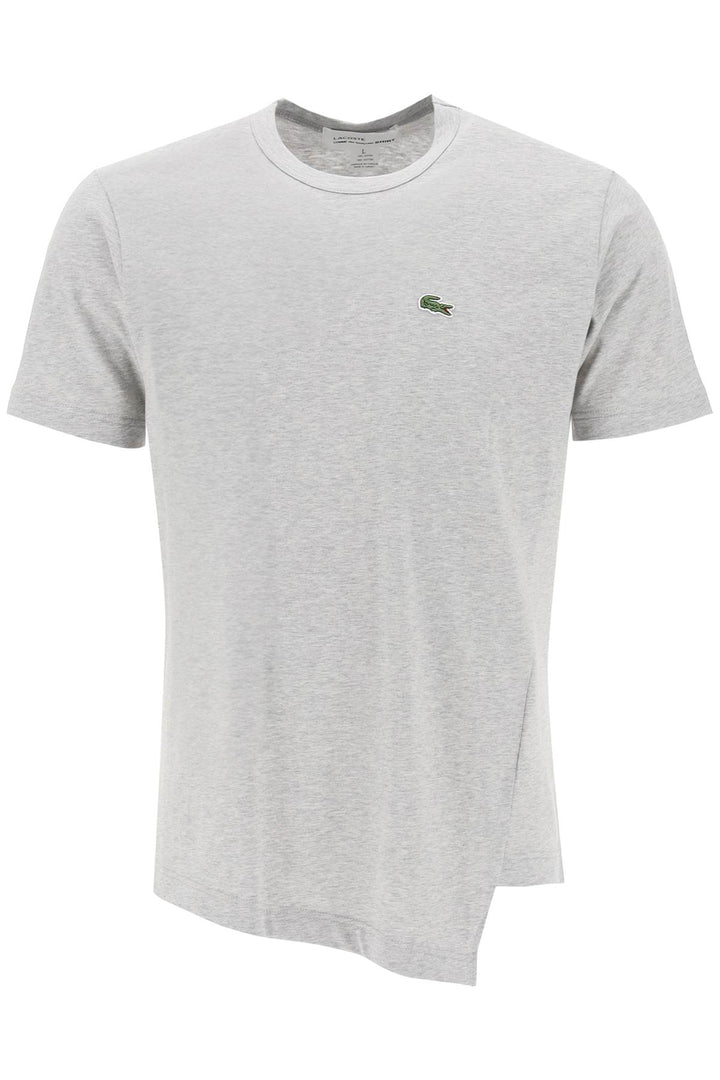 X Lacoste Asymmetrical T Shirt - Comme Des Garçons Shirt - Men