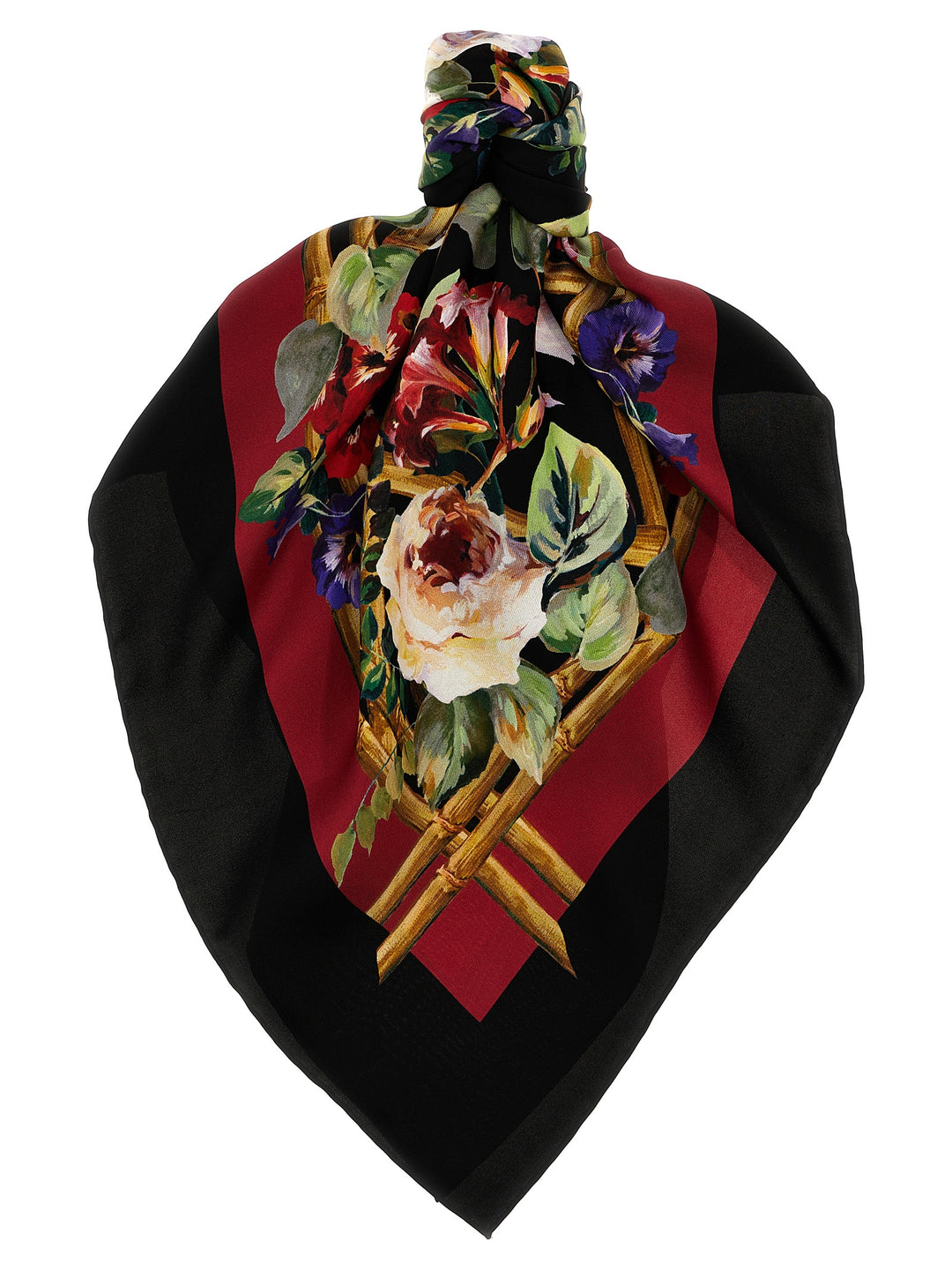 Floral Print Scarf Scarves, Foulards Multicolor