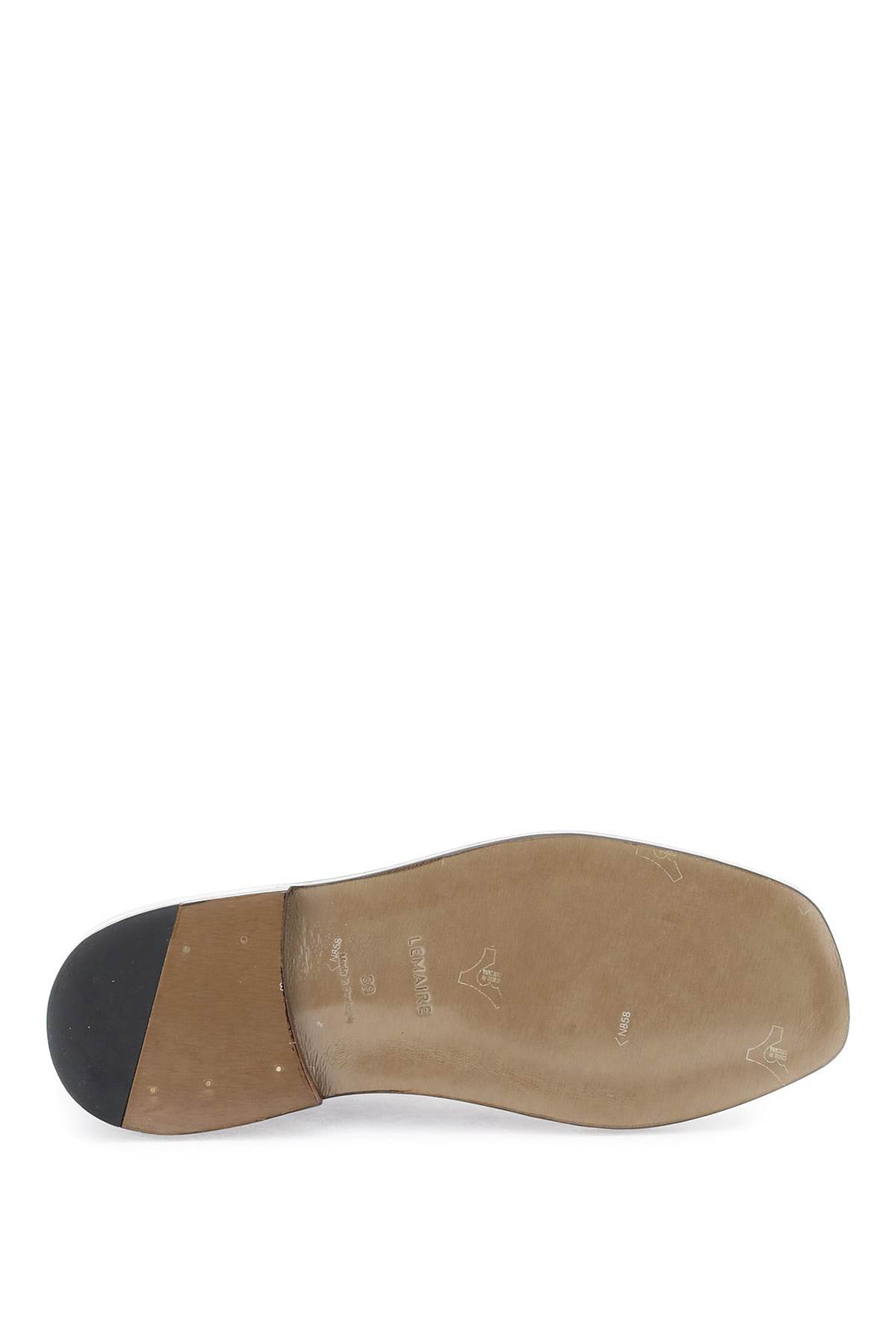 Shiny Nappa Leather Slip Ons - Lemaire - Women