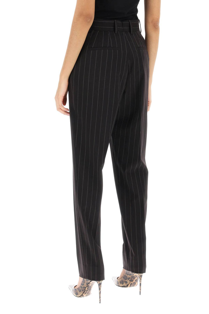 Pinstriped Wool Pants - Dolce & Gabbana - Women