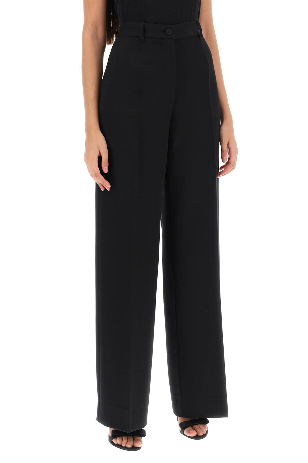 Wide Leg Tailoring Pants - Dolce & Gabbana - Women